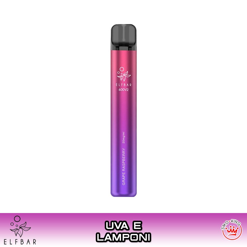 elfbar 600v2 preis ELFBAR 600V2 GRAPE RASPBERRY Disposable Cigarette
