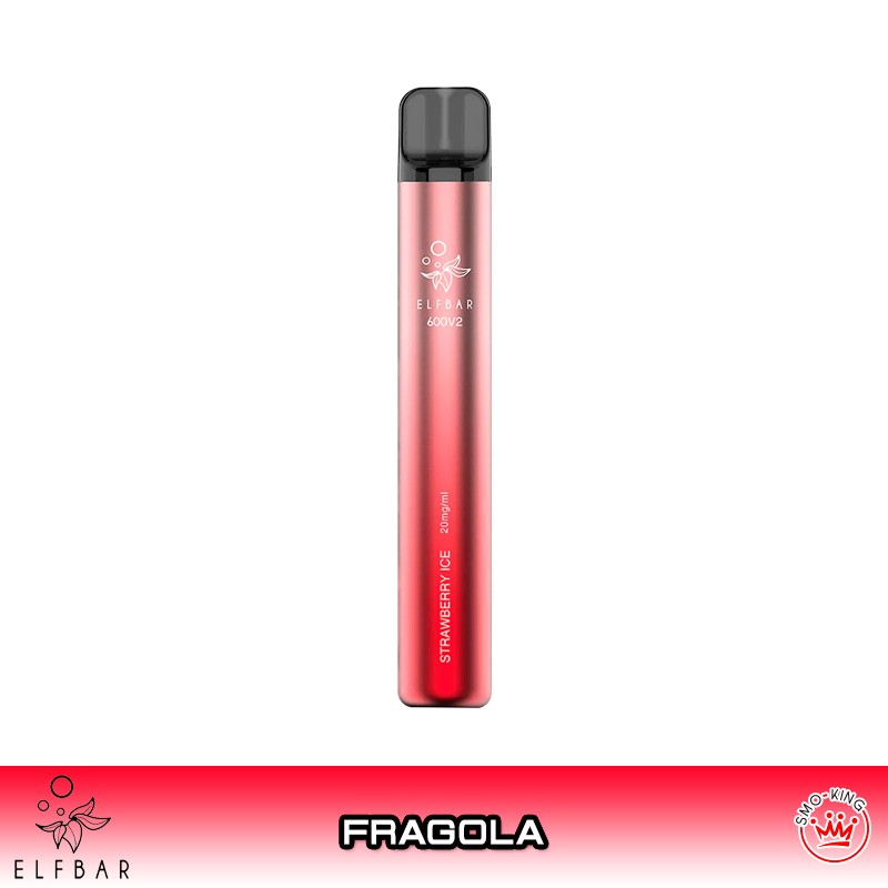 ELFBAR 600V2 STRAWBERRY ICE Disposable Cigarette