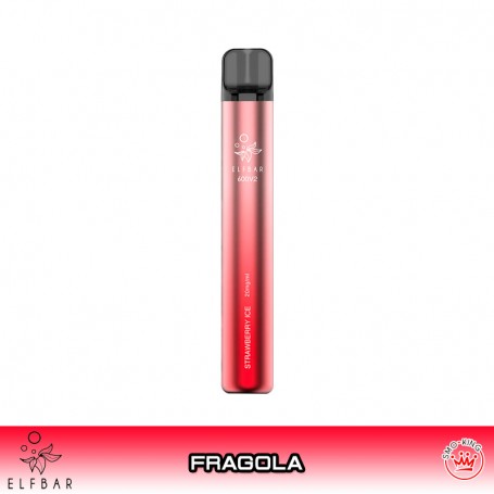 ELFBAR 600V2 STRAWBERRY ICE Sigaretta Usa e Getta