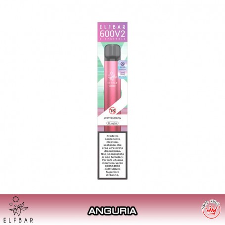 ELFBAR 600V2 WATERMELON Sigaretta Usa e Getta