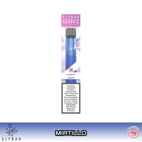 ELFBAR 600V2 BLUEBERRY Sigaretta Usa e Getta
