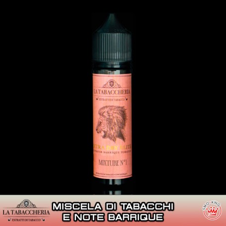 MIXTURE N.1 Extra Dry ELITE BARRIQUE TOBACCO Aroma 20 in 60 ml La Tabaccheria
