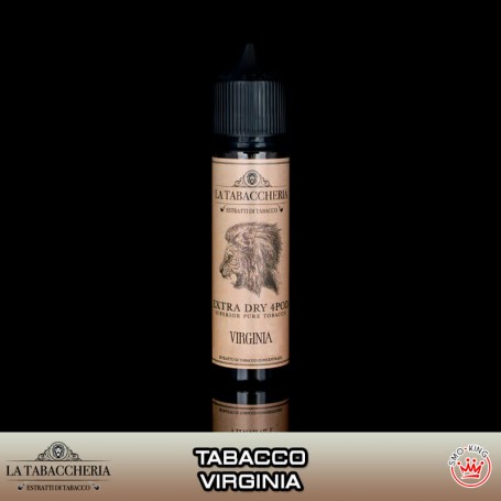 VIRGINIA Extra Dry 4Pod PURE TOBACCO Aroma 20 in 60 ml La Tabaccheria