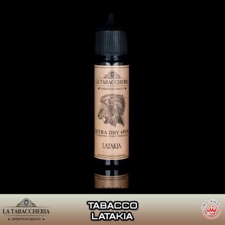 LATAKIA Extra Dry 4Pod PURE TOBACCO Aroma 20 in 60 ml La Tabaccheria