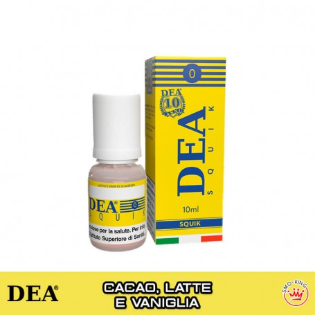 SQUIK Liquido Pronto Nicotina 10 ml DEA Flavor Cioccolato Latte