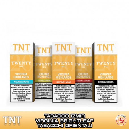Virginia Highlands Twenty Mix 10 ml Nicotine Liquid Tnt Vape