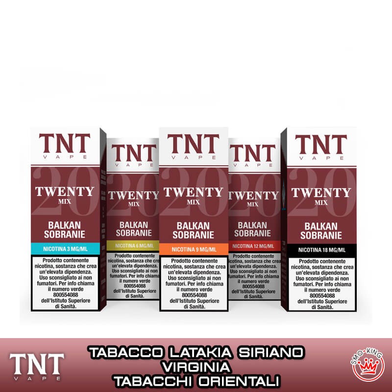 Balkan Sobranie Twenty Mix 10 ml Liquido Nicotina Tnt Vape