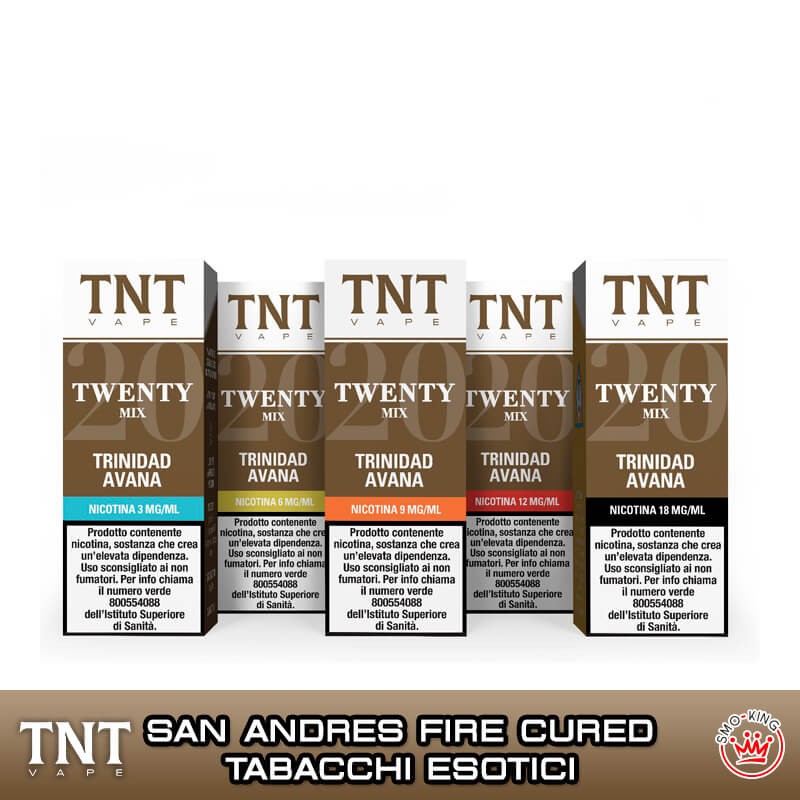 geekvape aegis solo 3 istruzioni Trinidad Avana Twenty Mix 10 ml Liquido Nicotina Tnt Vape