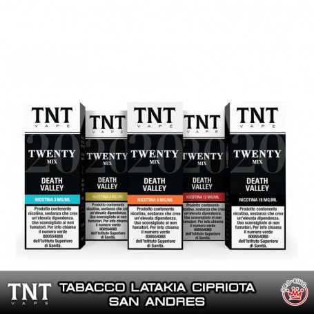Death Valley Twenty Mix 10 ml Liquido Nicotina Tnt Vape