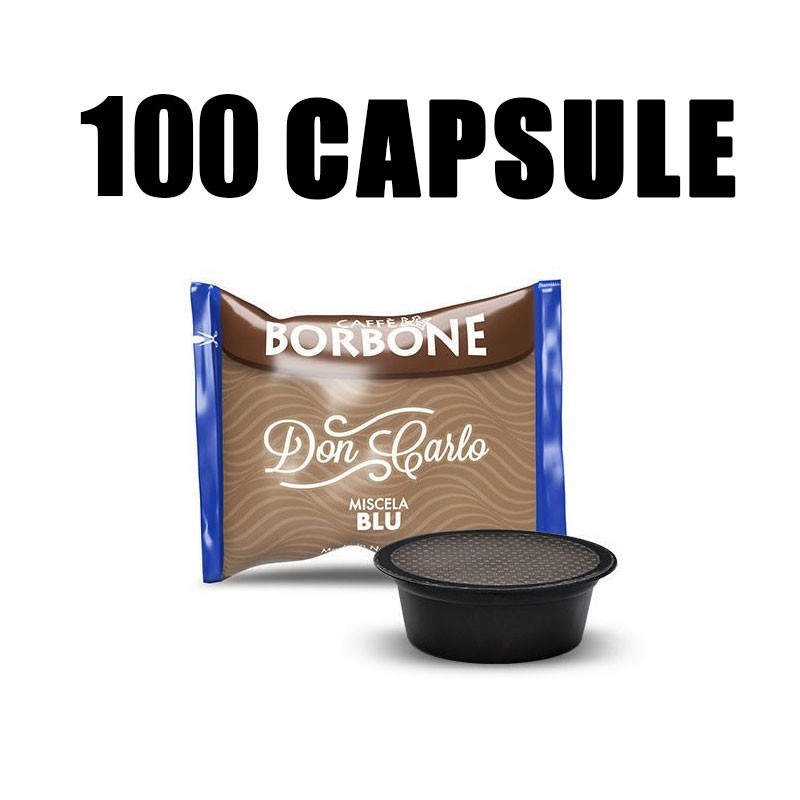 Caff&egrave; Borbone | Don Carlo Miscela Oro (Biodegradabilă) - 50 Capsule Compatibil Lavazza A Modo Mio