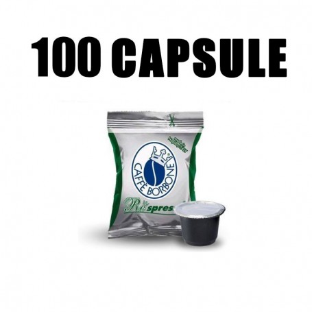 Miscela Dek NESPRESSO 100pcs Capsule Caffè Borbone REspresso