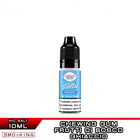 BUBBLEGUM ICE Sali di Nicotina 10 ml Dinner Lady