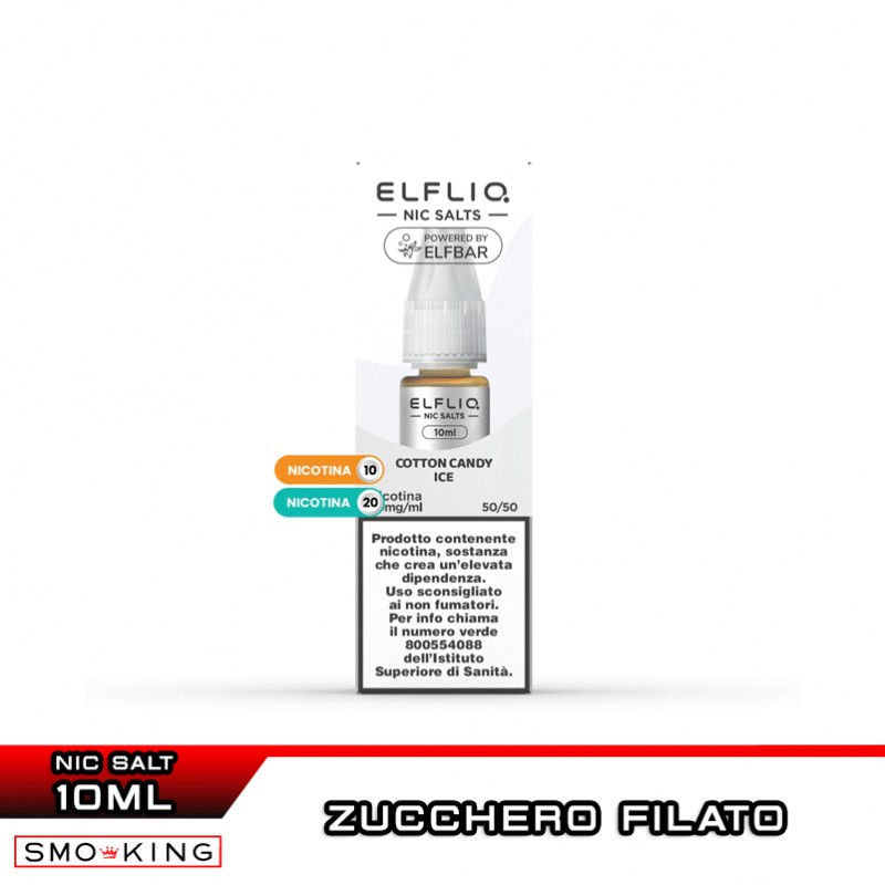 elfbar cotton candy liquid ICE Nicotine Ready 10 ml Elfliq by Pods Elfliq nic Flavour:Apple Pear ELFA Watermelon Prefilled Pod