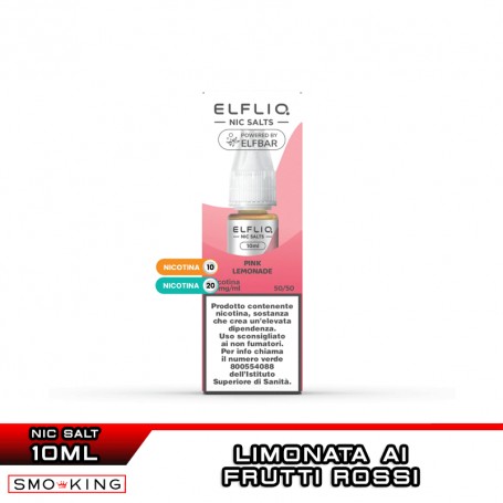 PINK LEMONADE Nicotine Ready Liquid 10 ml Elfliq by ElfBar