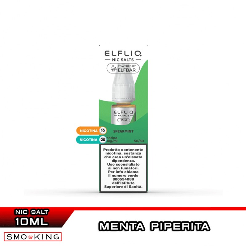 geekvape aegis solo 3 istruzioni SPEARMINT Liquido Pronto Nicotina 10 ml Elfliq by ElfBar