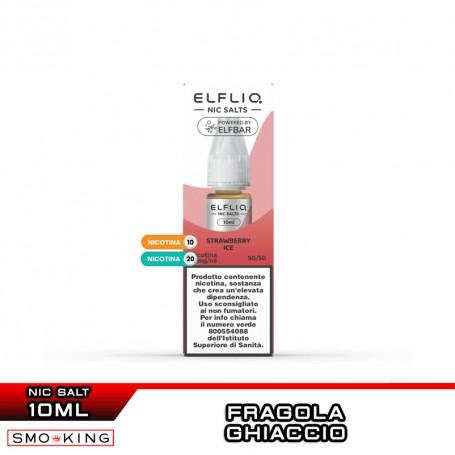STRAWBERRY ICE Nicotine Ready Liquid 10 ml Elfliq by ElfBar