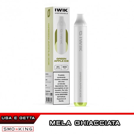 IWIK Green Apple Ice 400mAh Disposable Cigarette 600 Puff