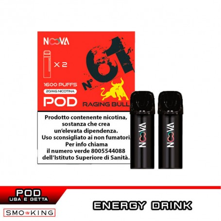 RAGING BULL N.61 Storm Pod Usa e Getta NOOVA 2 Pezzi