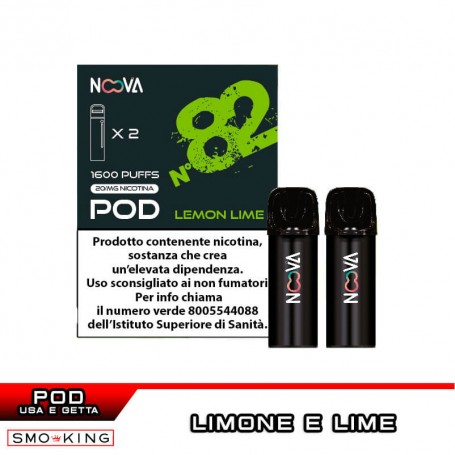 LEMON LIME N.82 Storm Disposable Pod NOOVA 2 Pieces