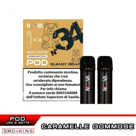 GUMMY BEAR N.34 Storm Pod Usa e Getta NOOVA 2 Pezzi