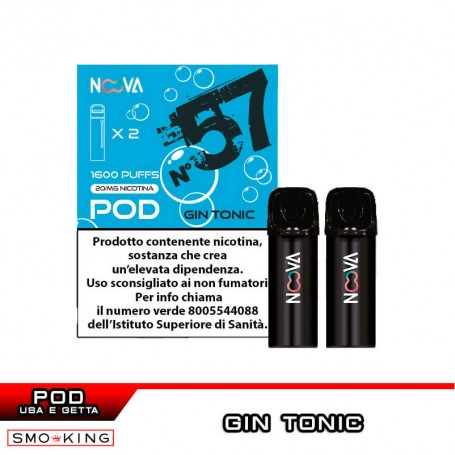 GIN TONIC N.57 Storm Pod Usa e Getta NOOVA 2 Pezzi