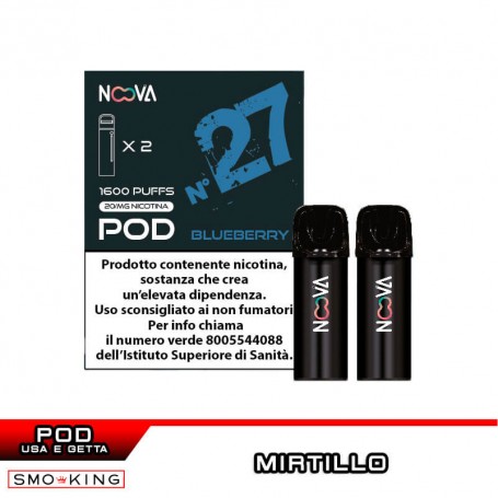 BLUEBERRY N.27 Storm Pod Usa e Getta NOOVA 2 Pezzi