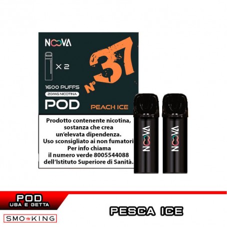 PEACH ICE N.37 Storm Pod Usa e Getta NOOVA 2 Pezzi