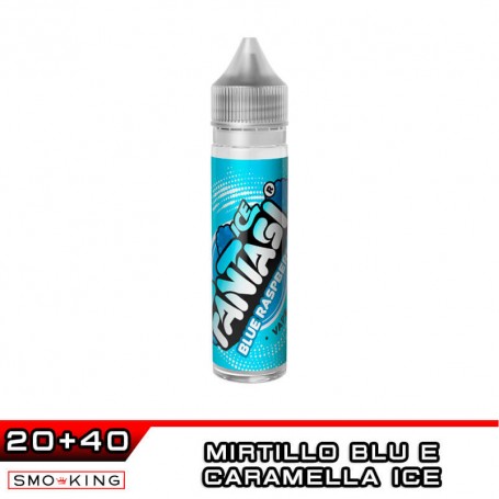 Blue Raspberry ICE FANTASI Aroma 20 ml Vape Juice Ice Mirtillo Caramella