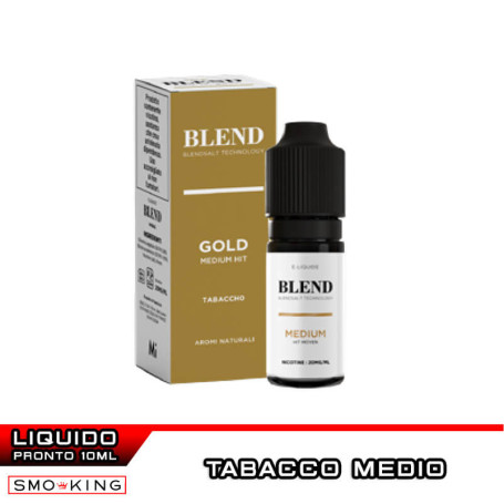 BLEND MEDIUM Gold Liquido Pronto Nicotina 10 ml FUU