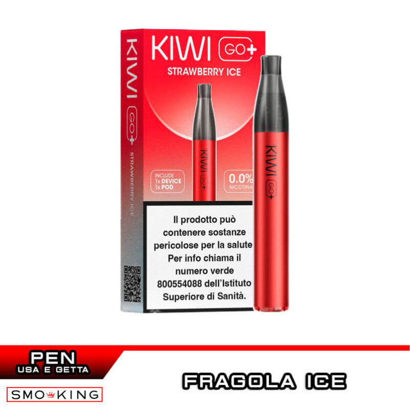 KIWI GO PLUS Starter Kit STRAWBERRY ICE Kiwi Vapor KIWI GO PLUS Starter Kit STRAWBERRY ICE Kiwi Vapor