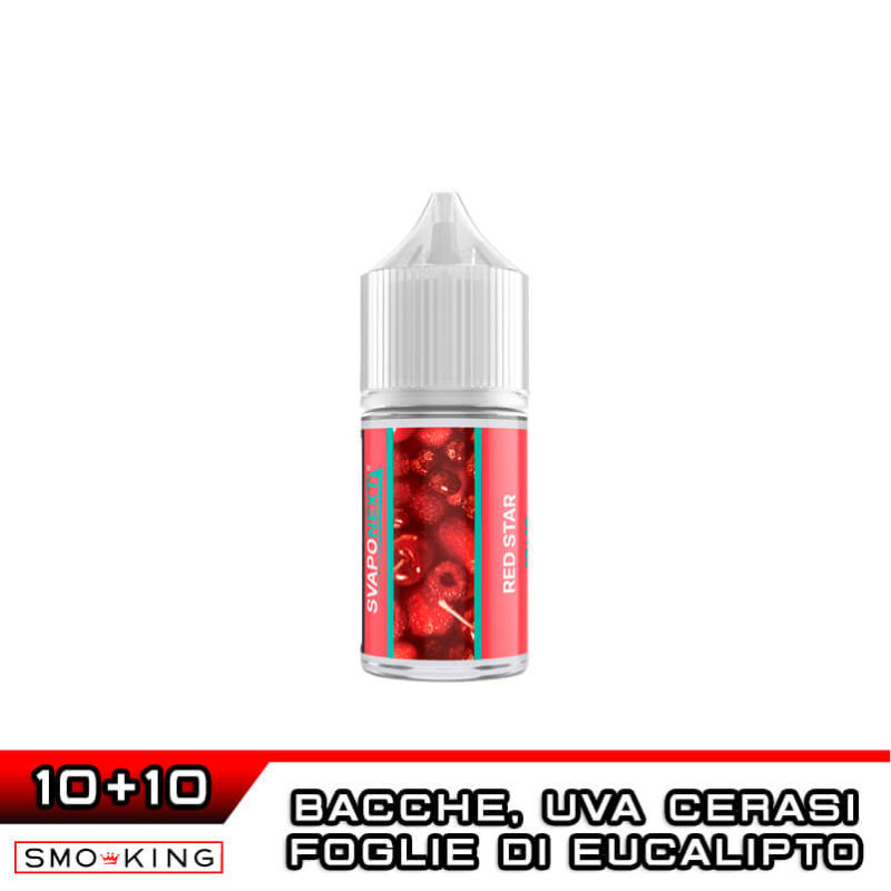 liquido sigaretta elettronica red astaire REDSTAR Mini Shot 10+10 ml SvapoNext