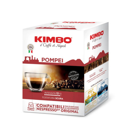 Miscela POMPEI Nespresso 50pz Capsule Caffè KIMBO REspresso