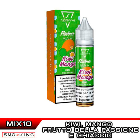 KIWI PASSION FRUIT MANGO Flavour Bar Mix&Vape 10+10 Suprem-e