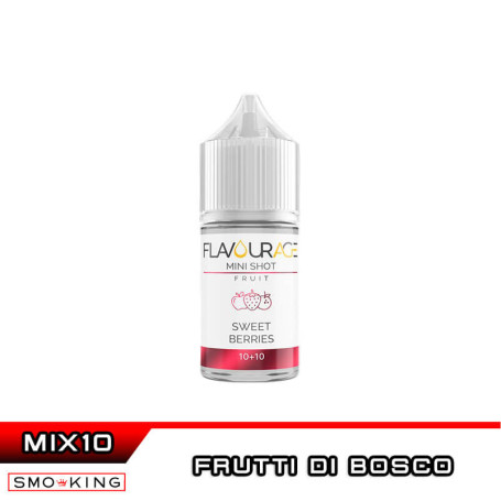 SWEET BERRIES Mini Shot 10+10 ml Flavourage
