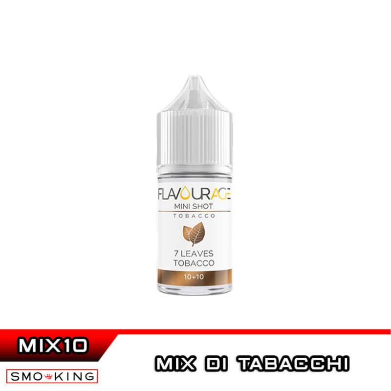 7 LEAVES TOBACCO Mini Shot 10+10 ml Flavourage 7 LEAVES TOBACCO Mini Shot 10+10 ml Flavourage