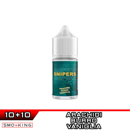 SNIPERS Mini Shot 10+10 ml Next Flavour by SvapoNext Vaniglia Custard Burro Arachidi