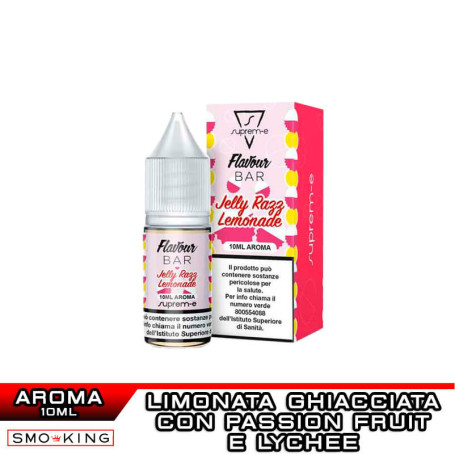 JELLY RAZZ LEMONADE FLAVOUR BAR Aroma 10 ml Suprem-e Ice Limonata Litchi Frutto della Passione