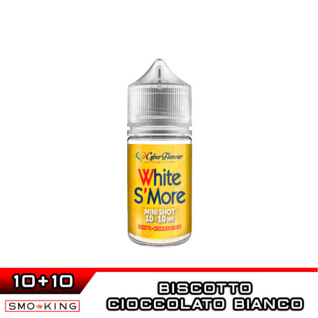 WHITE S'MORE Mini Shot 10+10 Cyber Flavour