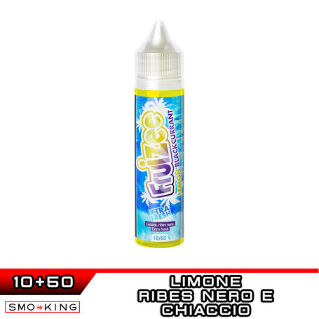 LEMON BLACKCURRANT Aroma Shot 10 ml in 60 ml FRUIZEE Caramella ai Frutti Rossi Uva Ribes nero