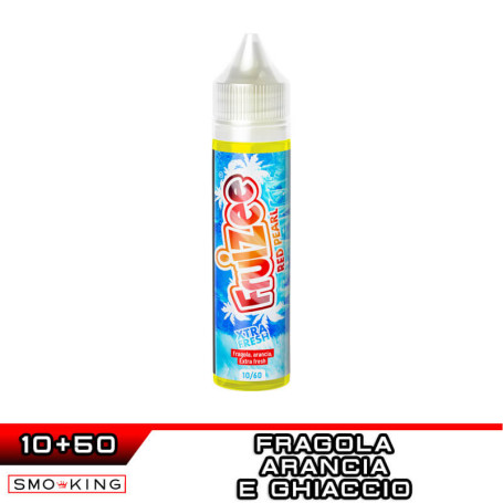 RED PEARL Aroma Shot 10 ml in 60 ml FRUIZEE Ice Fragola Arancia