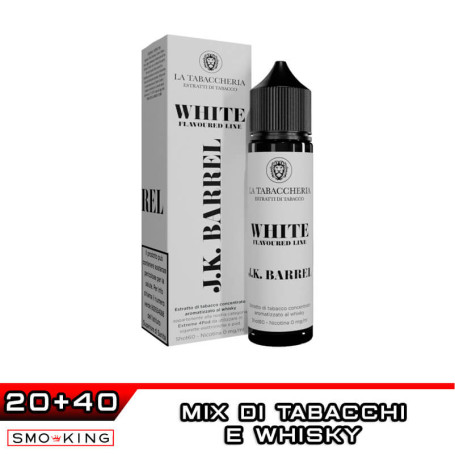 WHITE J.K. BARREL Flavoured Line Aroma Shot 20 ml La Tabaccheria Biscotto Whisky Mix di Tabacchi