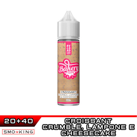 CROISSANT CRUMBLE LAMPONE Bakery Drip Aroma 20 ml Reload Vape