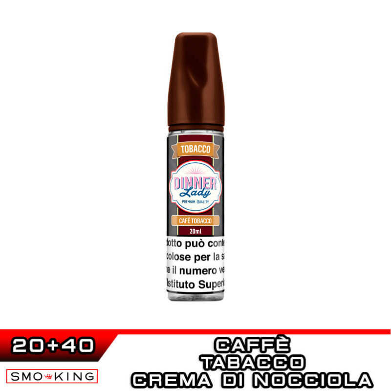 Dinner Lady CAF TOBACCO Shot 20ml | Smo-king