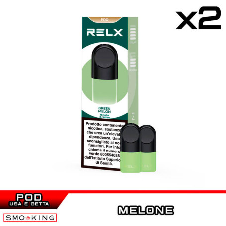 GREEN MELON Pod Pro Usa e Getta 1.9 ml RELX 2 Pezzi