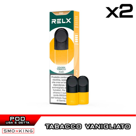 GOLDEN TOBACCO Pod Pro Disposable 1.9 ml RELX 2 Pieces