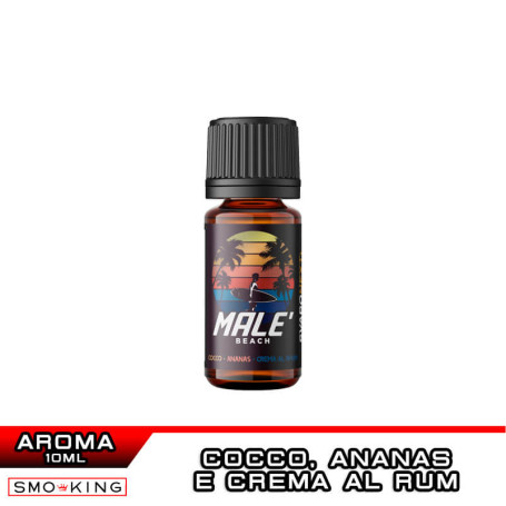 MALÈ BEACH Next Flavour Aroma Concentrato 10 ml SVAPONEXT Ananas Cocco Crema Rum