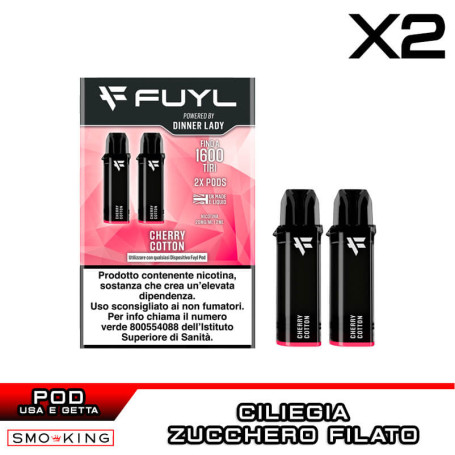 CHERRY COTTON Fuyl Pod Usa e Getta Dinner Lady 2 Pezzi