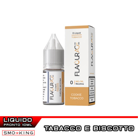 COOKIE TOBACCO Liquido Pronto Nicotina 10 ml Flavourage