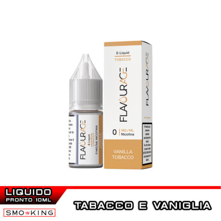 VANILLA TOBACCO Liquido Pronto Nicotina 10 ml Flavourage