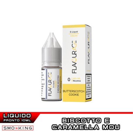 BUTTERSCOTCH COOKIE Liquido Pronto Nicotina 10 ml Flavourage